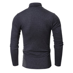 Turtleneck bottoming shirt men's clothing t-shirt