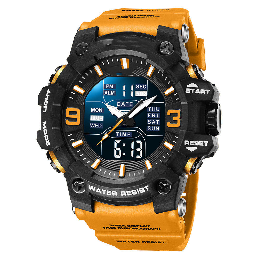 Men's Sports Waterproof Multifunctional Electronic Watch