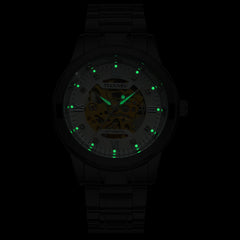 Luminous automatic mechanical men's watch