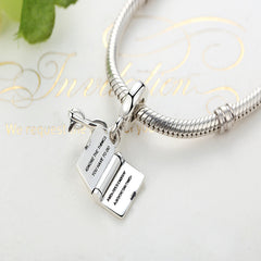 S925 Sterling Silver Accessories Book Sterling Silver Pendant