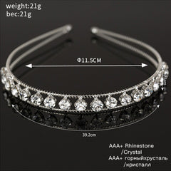 Sweet temperament diamond headband