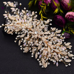 Wedding Headwear New Golden Luxury Creative Hair Accessories