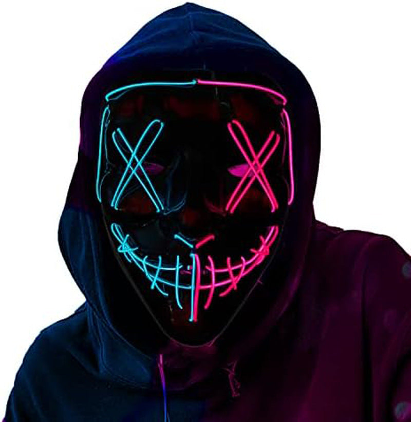 Halloween Horror Glowing Mask V Shape