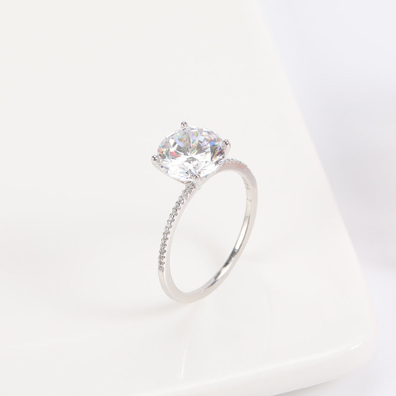 Six-Claw Diamond Ring