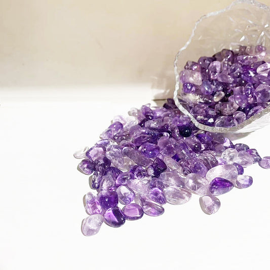 Natural Brazil Purple Fish Tank And Flower Pot Decorative Crystal Stone