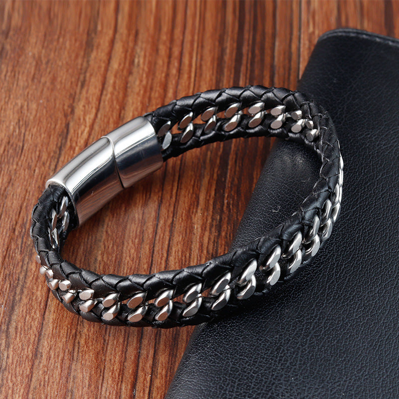 BraceletPersonalized Fashion Bracelet Titanium Steel Geometry