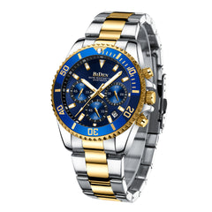 Men's Waterproof Steel Band Quartz Watch