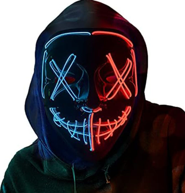 Halloween Horror Glowing Mask V Shape