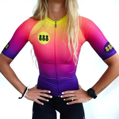 Short-sleeved Bib Cycling Jersey Suit