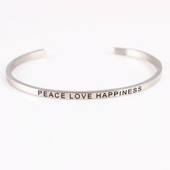 Engraving stainless steel bracelet