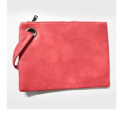 Big Solid Women's Clutch Bag Leather Zipper Wristlets Women Envelope Bag Lady's Evening Bag Female Clutches Handbag  leather  leather bag  leather pouch  wallets  girls product  women accessories  women product  ellexo shop  women products  girls accessories  Luxury  New Arrival  pouch  shoulder bag  storage bag  stylish  Straw shoulder beach bag  travel bag  travel bags  trendy  trendy bags  women fashion  women bag  Women's wallets