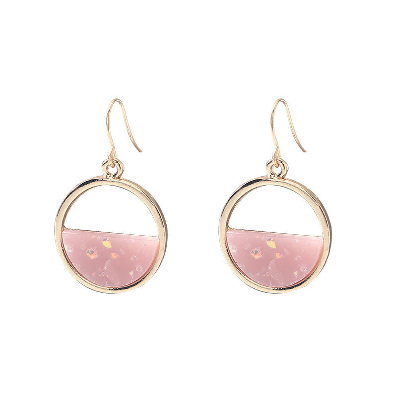 Simple And Personalized Temperament, Female Earrings, Circular Earrings, And Popular Accessories