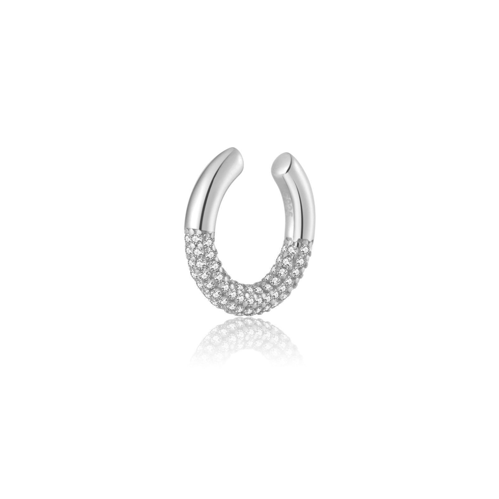 S925 Sterling Silver C- Shaped Ear Ring