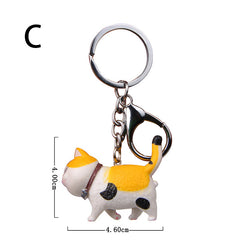 Super Cute Fat Cat Doll Keychain Pendant