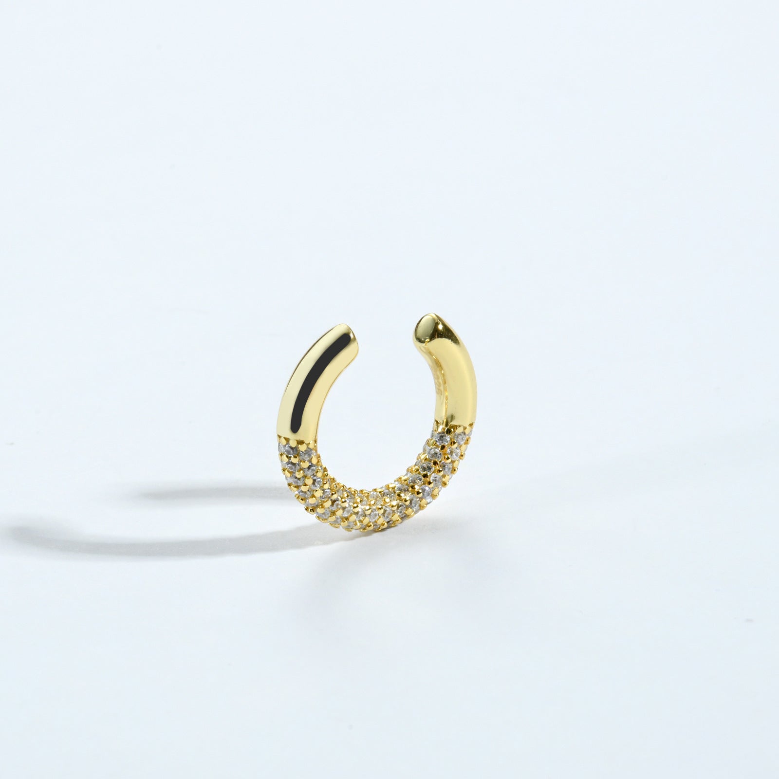 S925 Sterling Silver C- Shaped Ear Ring