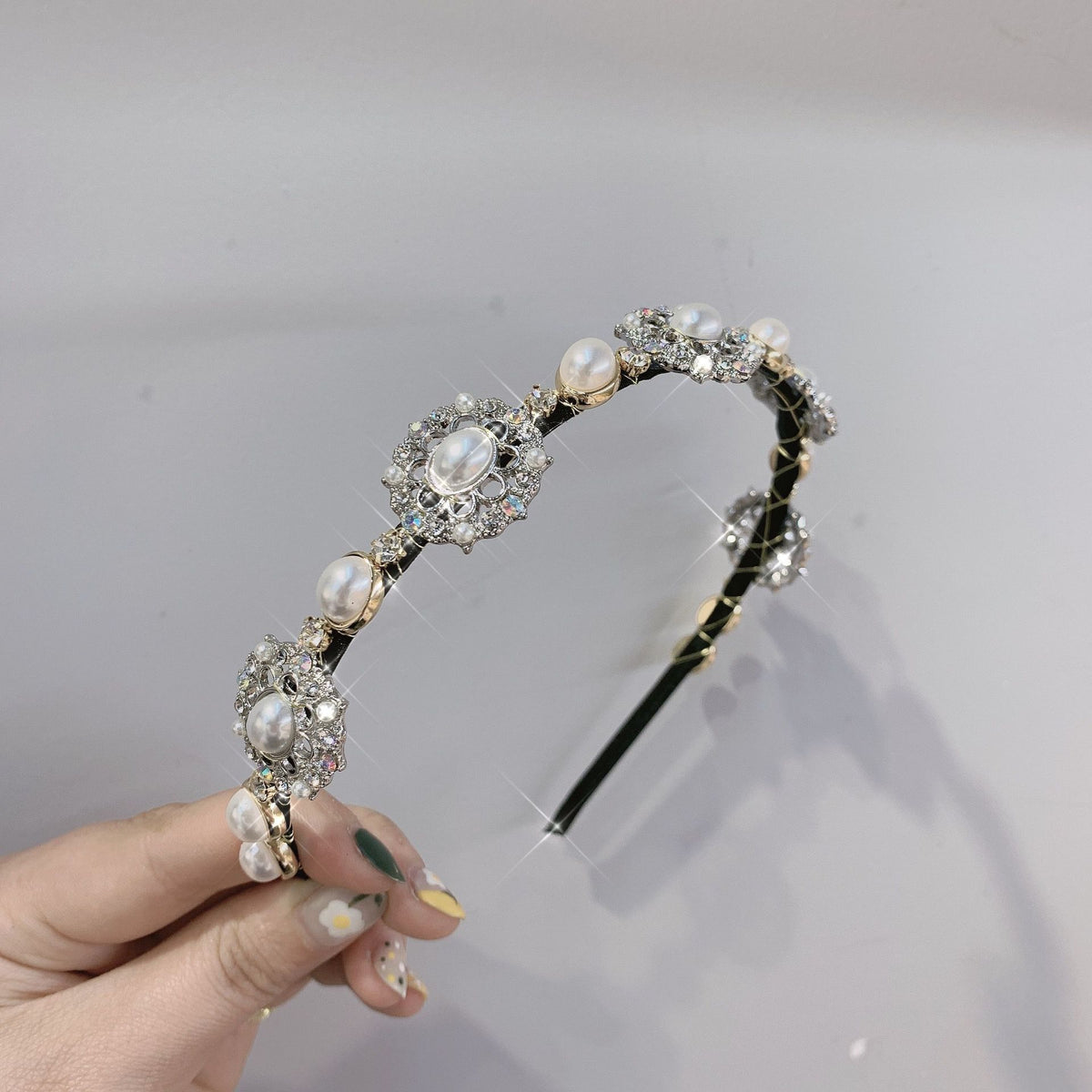 Vintage Full Diamond Crystal Sweet Hair Band