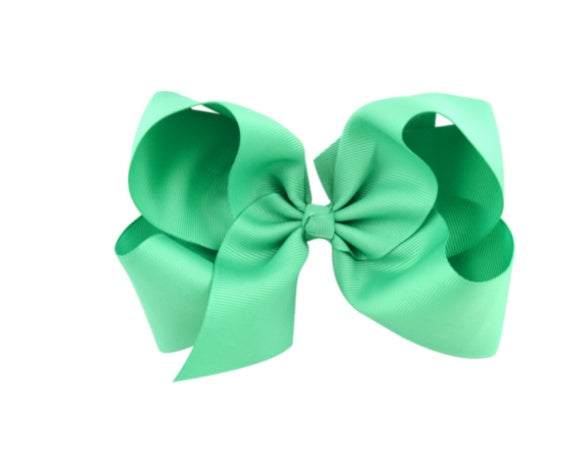 6 Inch Bow Hairpin for Children - 30 Colors, European Style