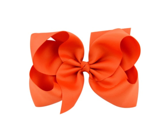 6 Inch Bow Hairpin for Children - 30 Colors, European Style