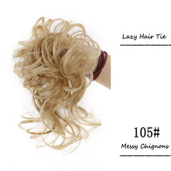 Women's Hair Band Long Beard Curly Hair Natural & Fluffy Lazy Updo Hair Chemical Fiber