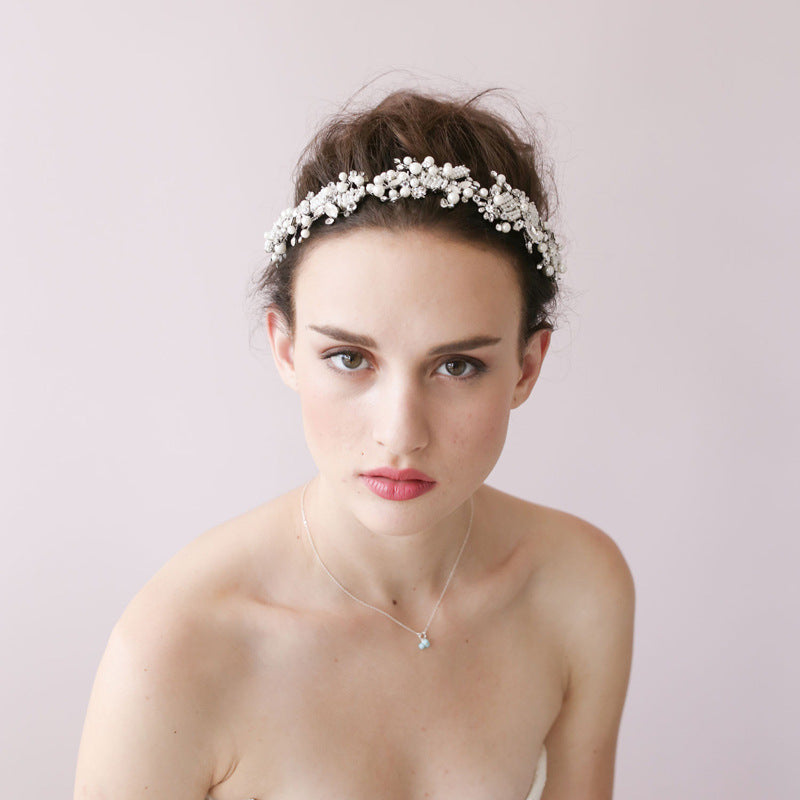 Beaded Bridal Headbands Wedding Dresses