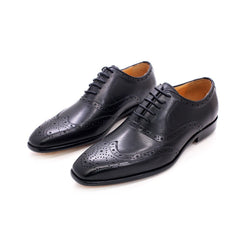 Men's British Style Brogue Leather Men's Shoes