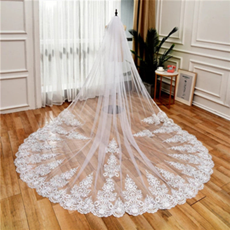 Bridal Soft Trailing European-style Veil Wedding Accessories