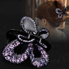 Butterfly Hair Claw Hair Band Rhinestone Barrettes