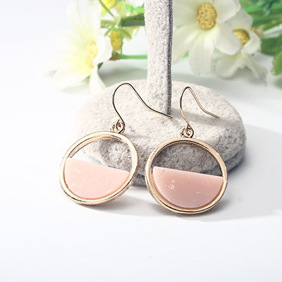 Simple And Personalized Temperament, Female Earrings, Circular Earrings, And Popular Accessories