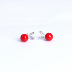 Rabbit Earring Jewelry 925 Silver Pearls Stud Earing For Kids Children