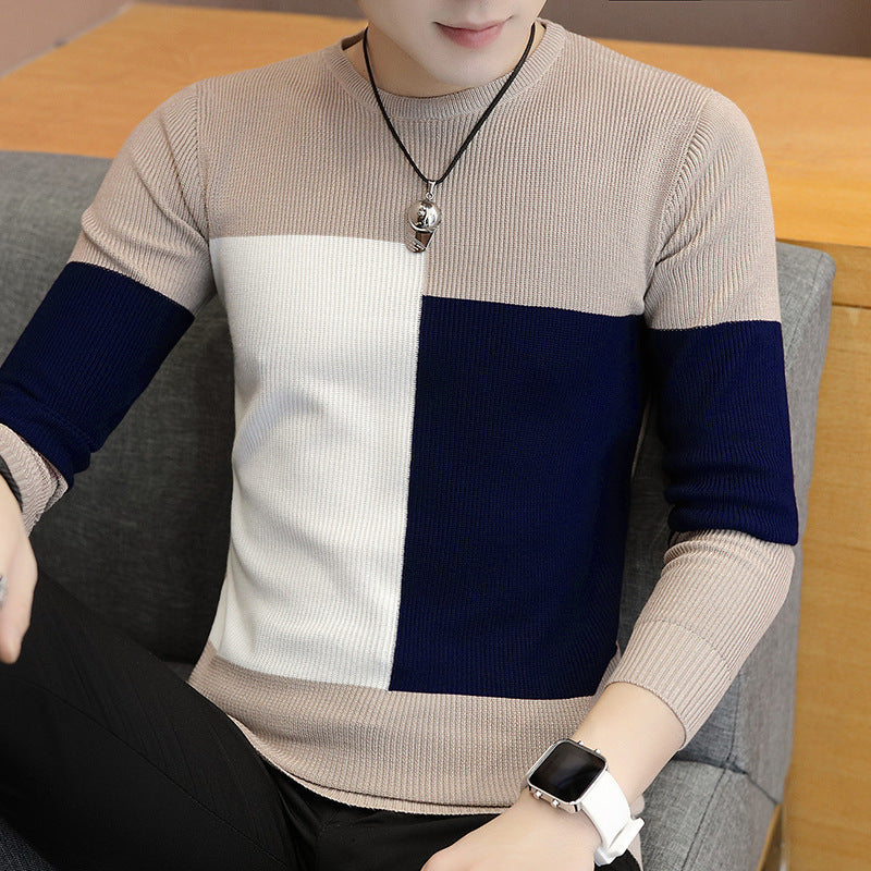 Colorblock knitted sweater