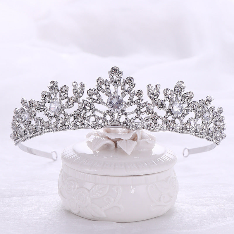 Princess Birthday Crystal Zircon Crown Headband