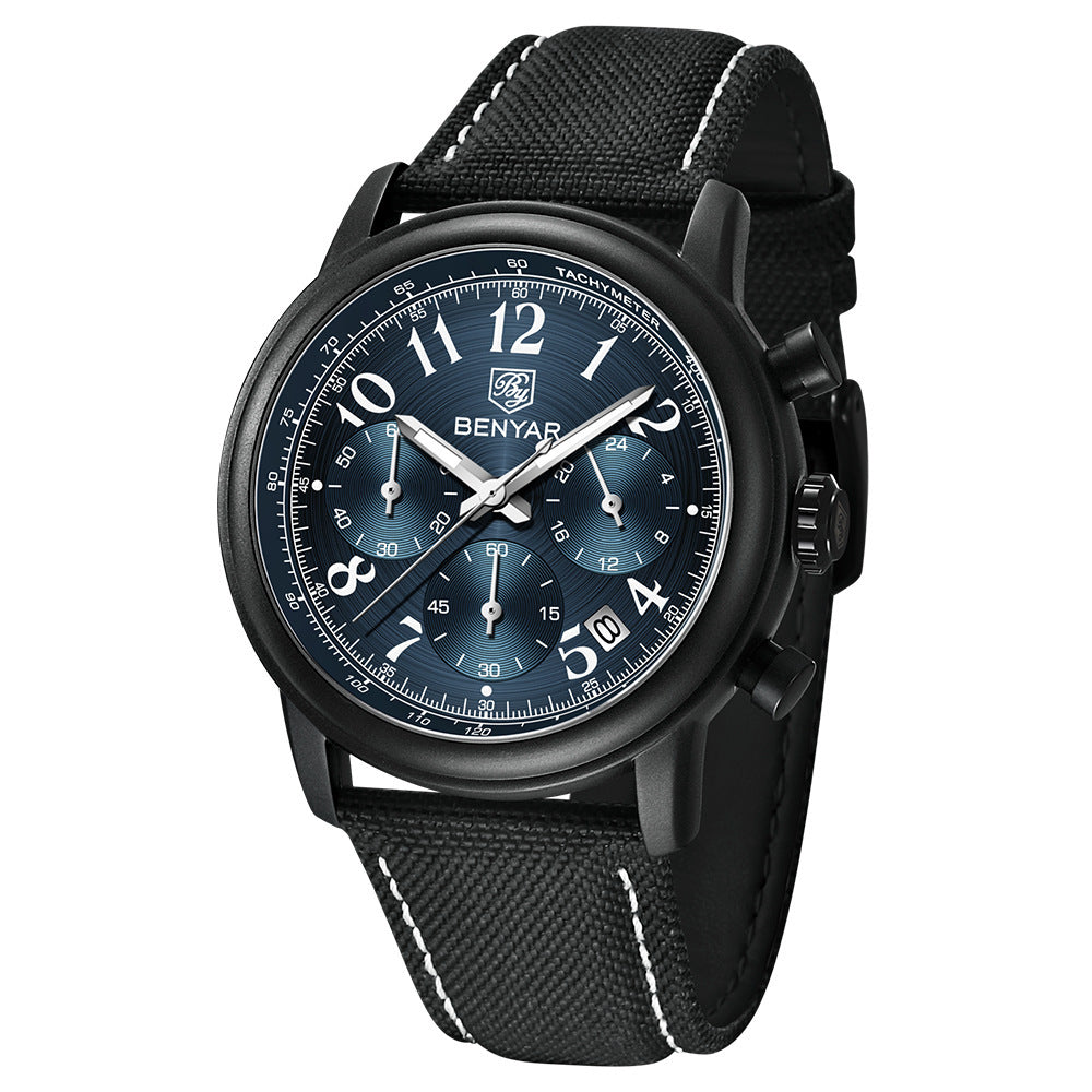 Fashion Multi-function Chronograph Sports Men's Watch