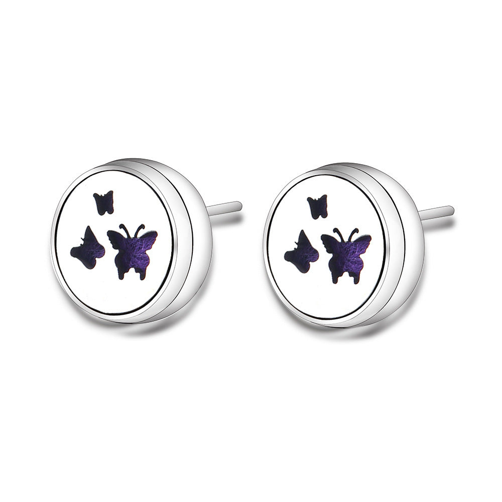 Stainless Steel Aromatic Earrings