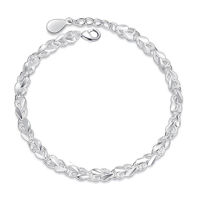 Women's Platinum Plated Copper  Personality Creative Bracelet