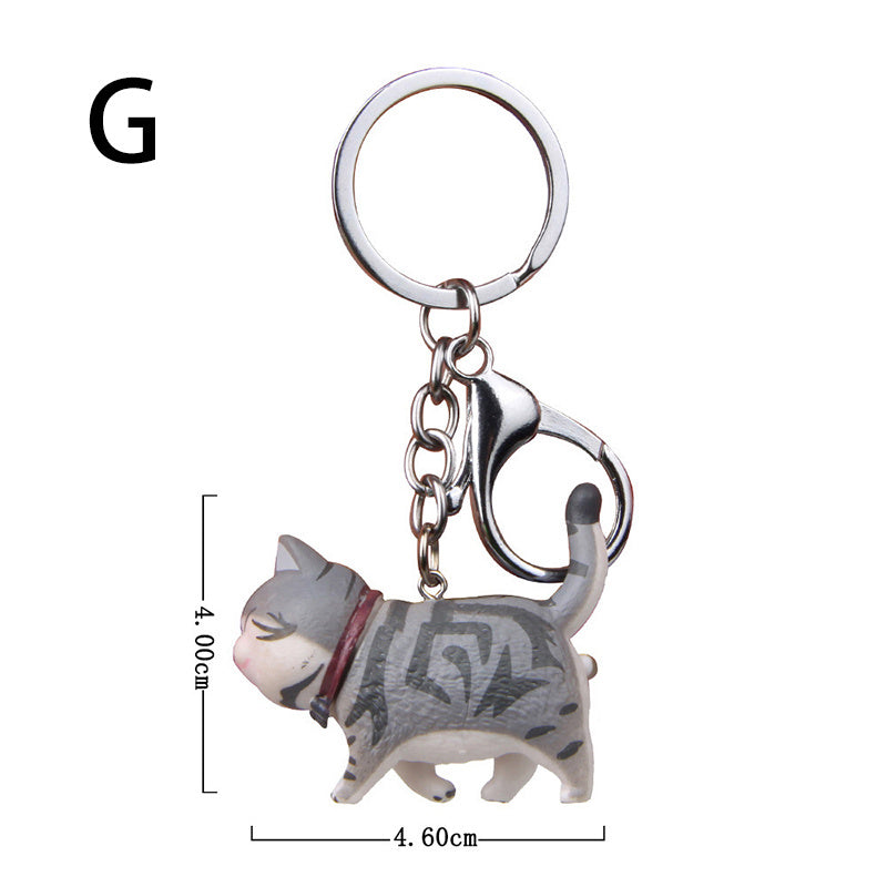 Super Cute Fat Cat Doll Keychain Pendant