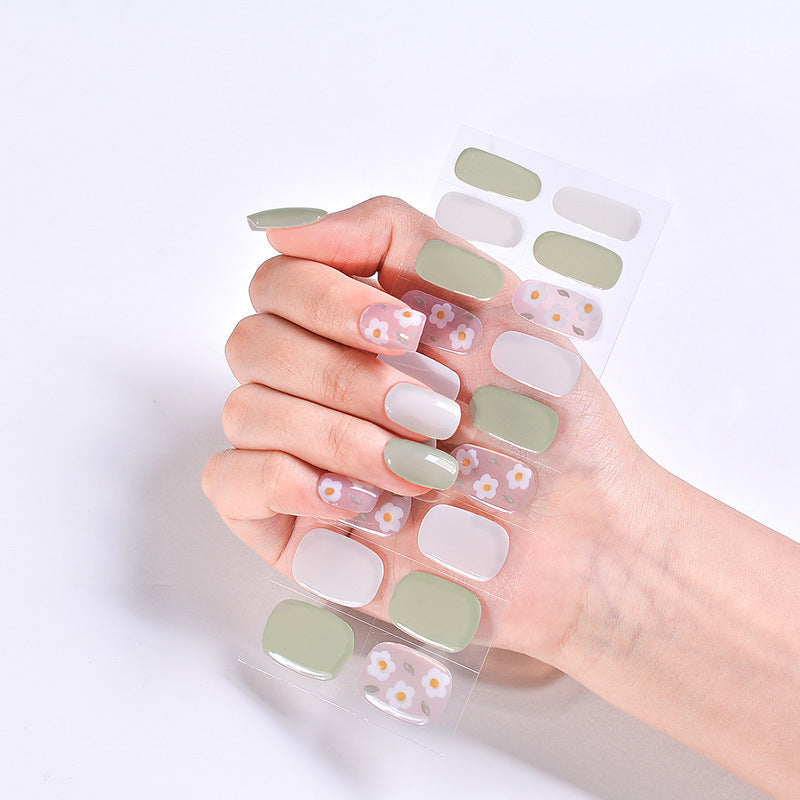 Women's Fashion Simple Wear Nail Patch Gel