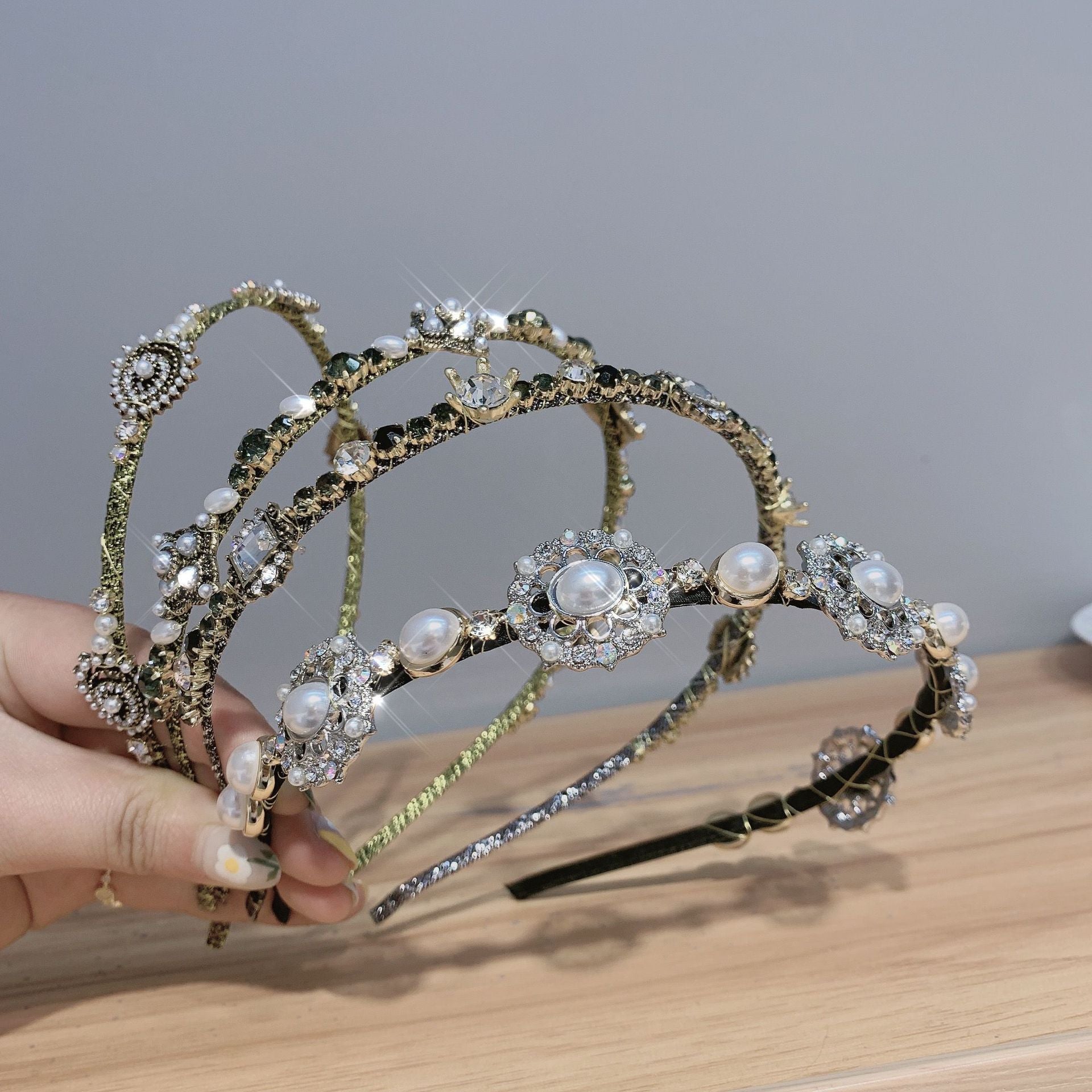 Vintage Full Diamond Crystal Sweet Hair Band