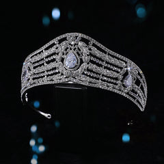 Beautiful Water Diamond Headwear Bride's Crown