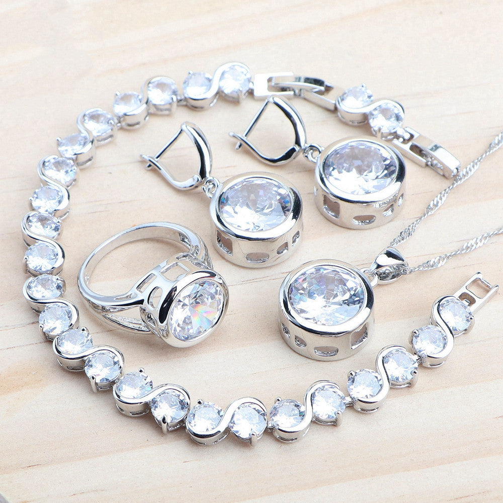 Sterling Silver Women's Jewelry Set