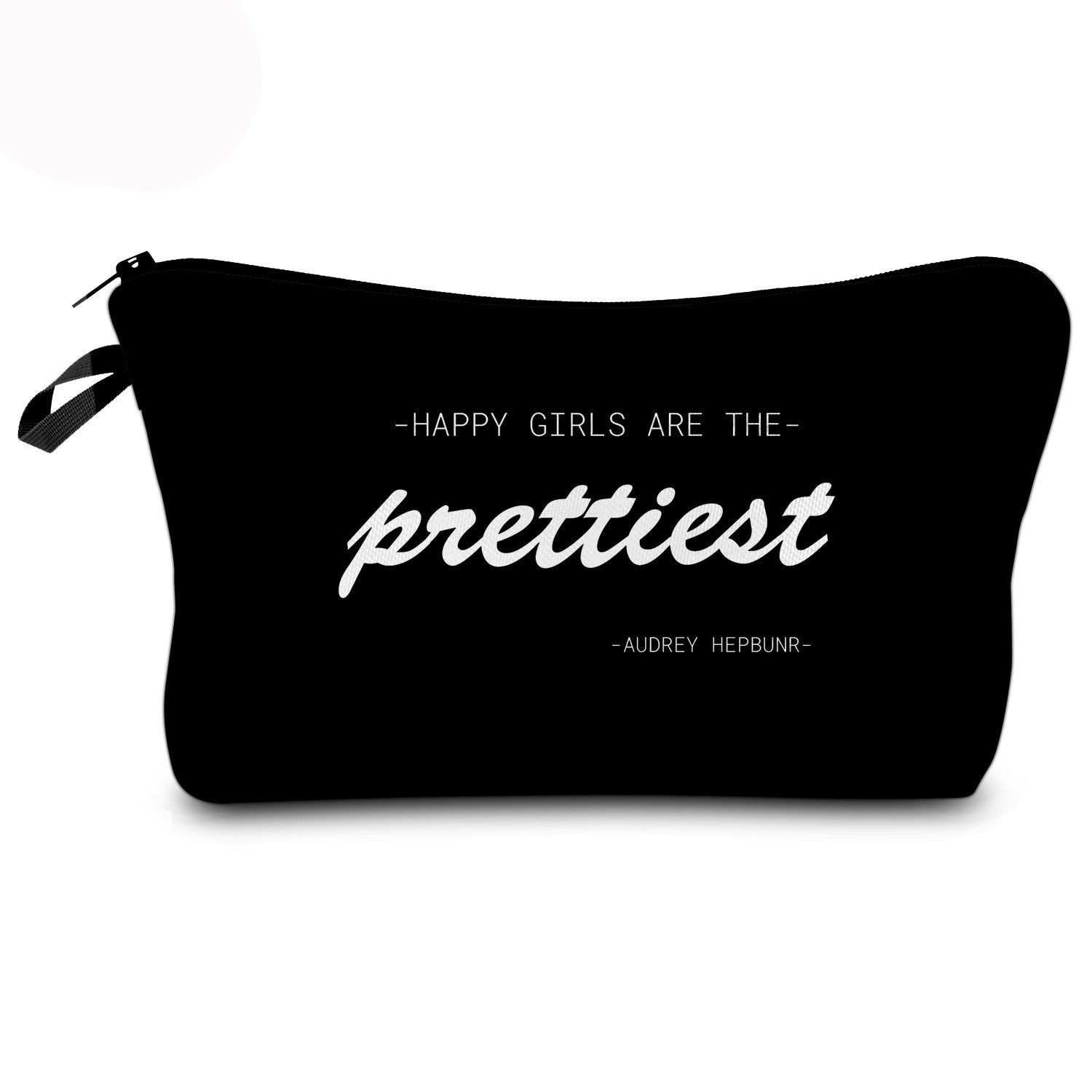 English alphabet cosmetic bag