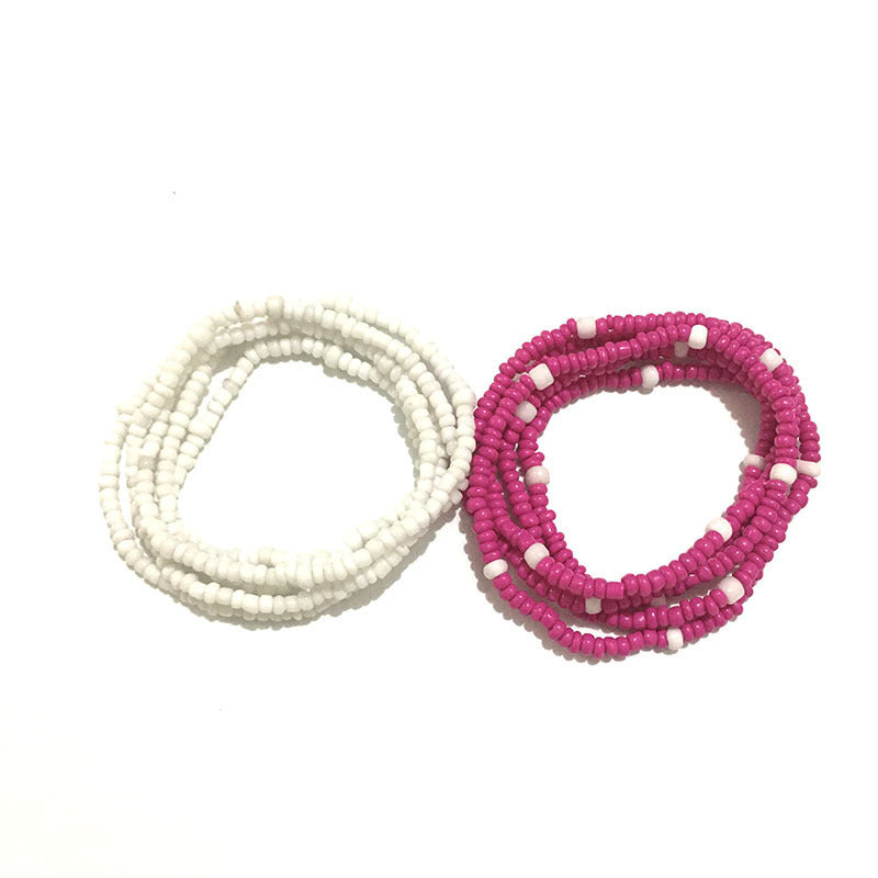 Multi-layer Handmade Color Bead Beach Chain