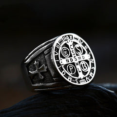 Stainless Steel Solid Men's Ring Wholesale Europe And America Vintage Titanium Steel Casting