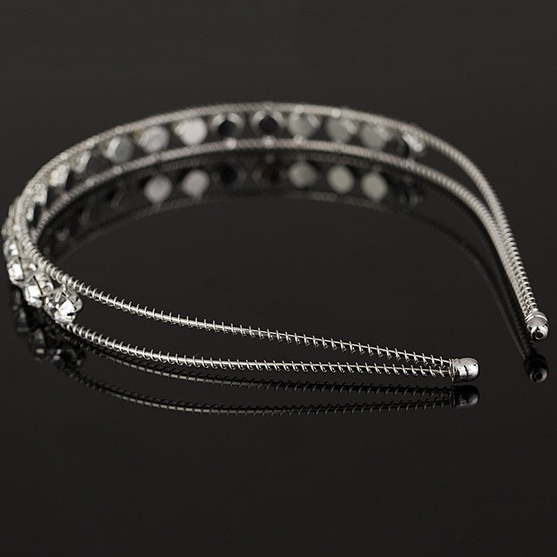 Sweet temperament diamond headband