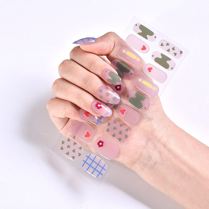 Women's Fashion Simple Wear Nail Patch Gel