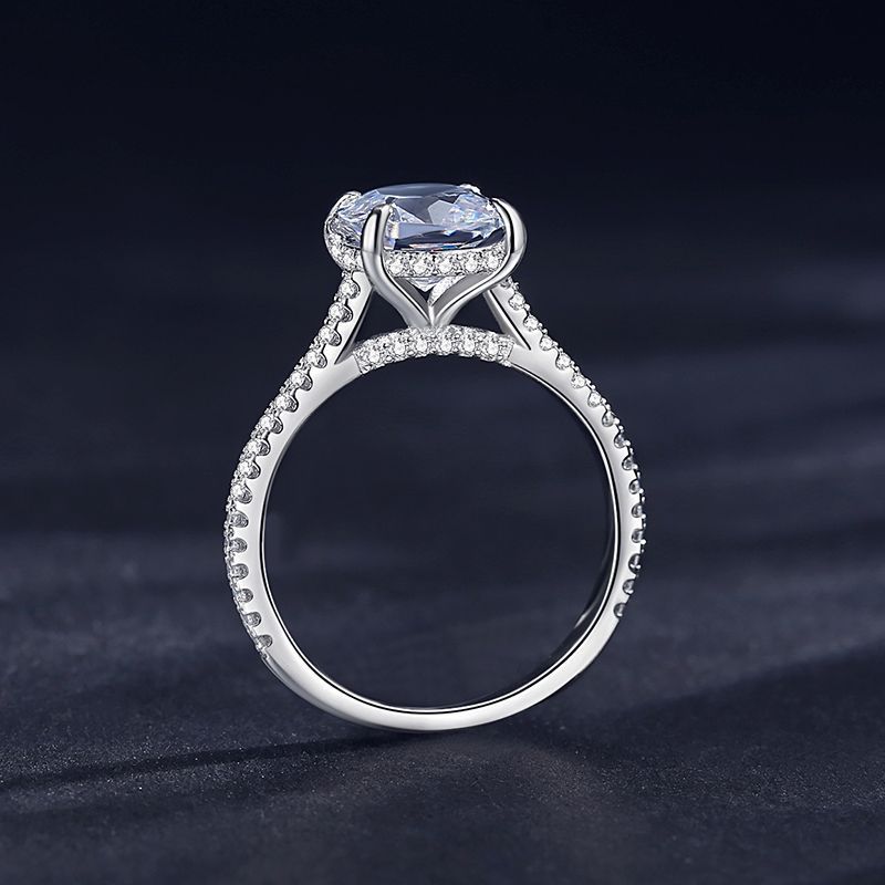 Sterling Silver Ring Women Fashion Luxury