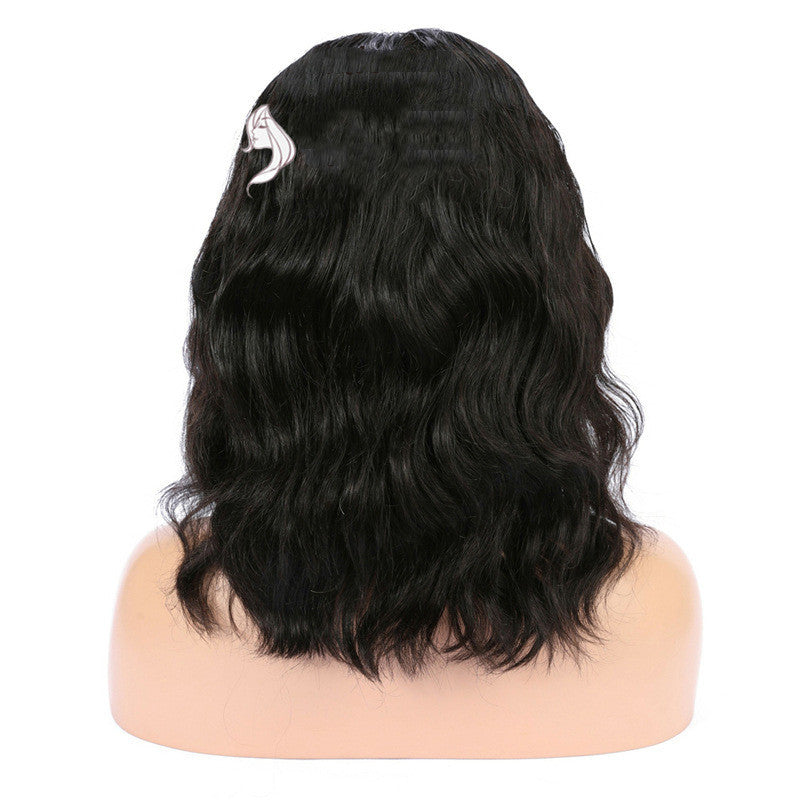 Front lace synthetic short curly hair