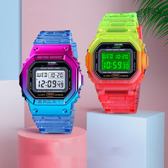 Transparent Belt Sports Watch Female