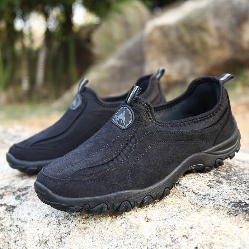 Slip-on Plus Size Men's Hiking Shoes