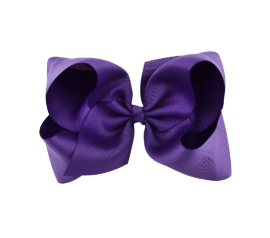 6 Inch Bow Hairpin for Children - 30 Colors, European Style