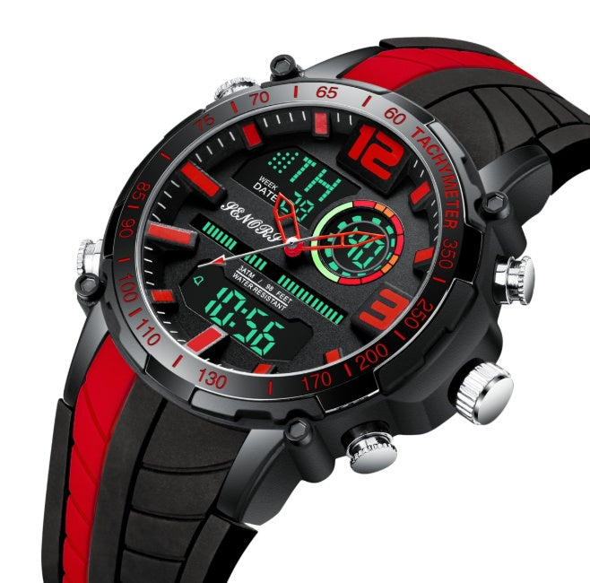 Dual display sports watch